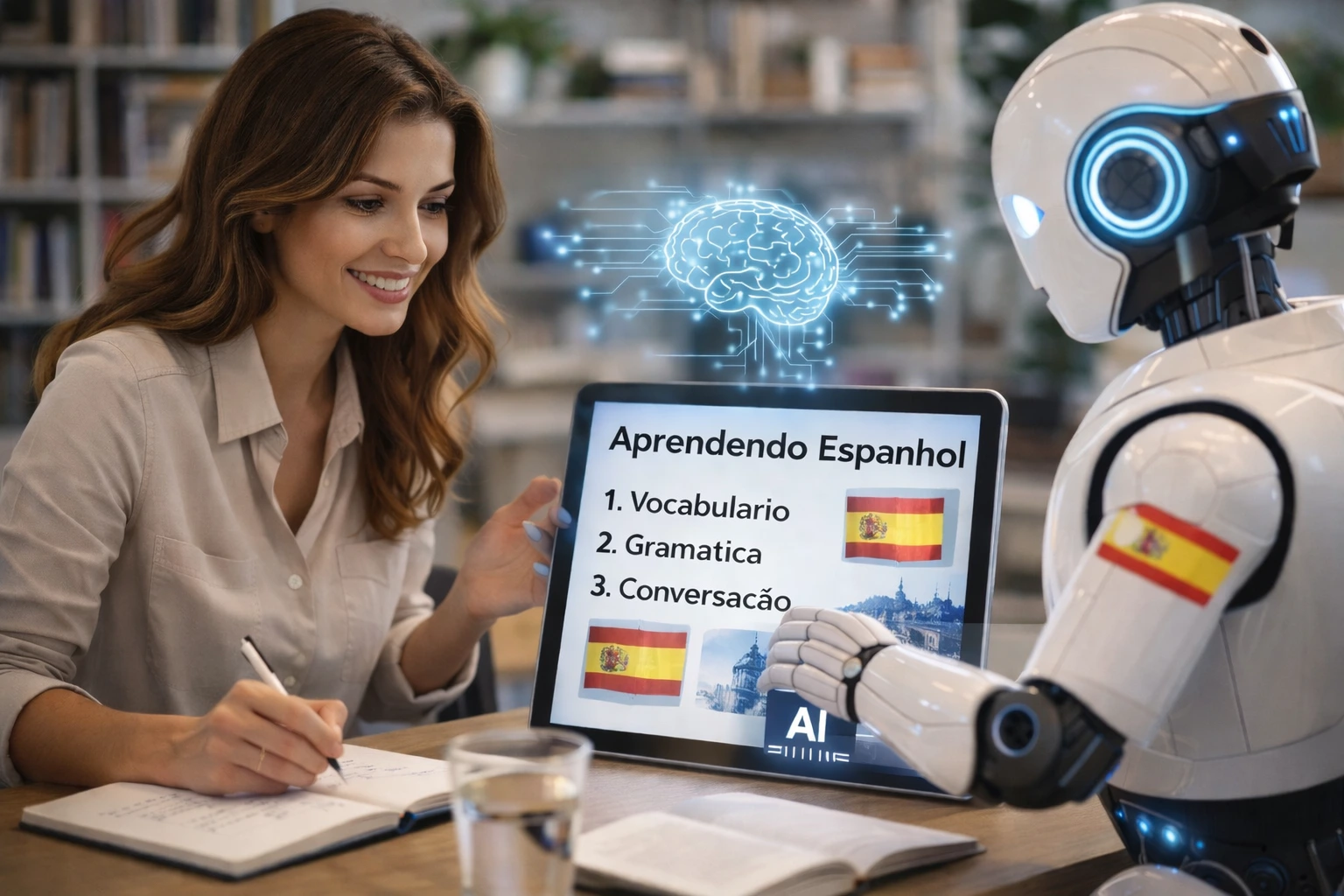 IA no Ensino do Espanhol representação