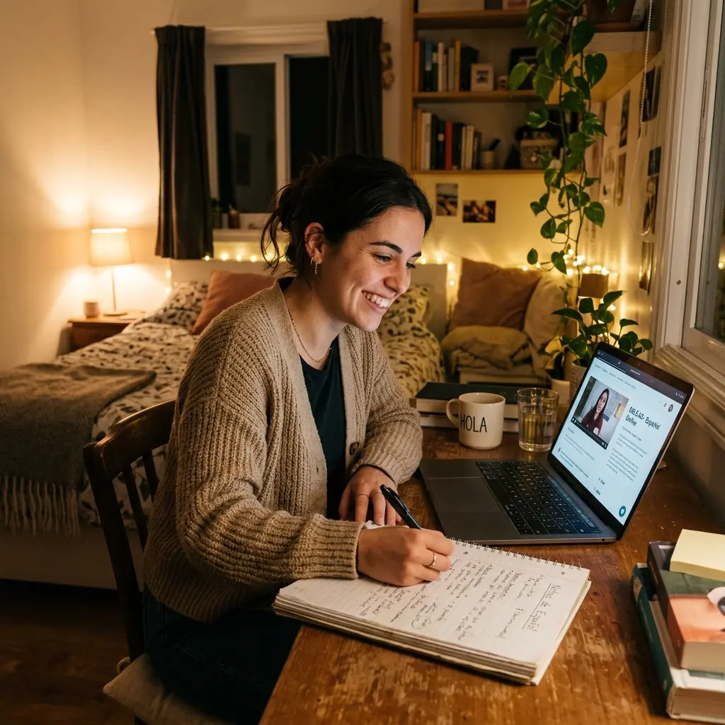 Curso de espanhol online em Natal com aulas ao vivo